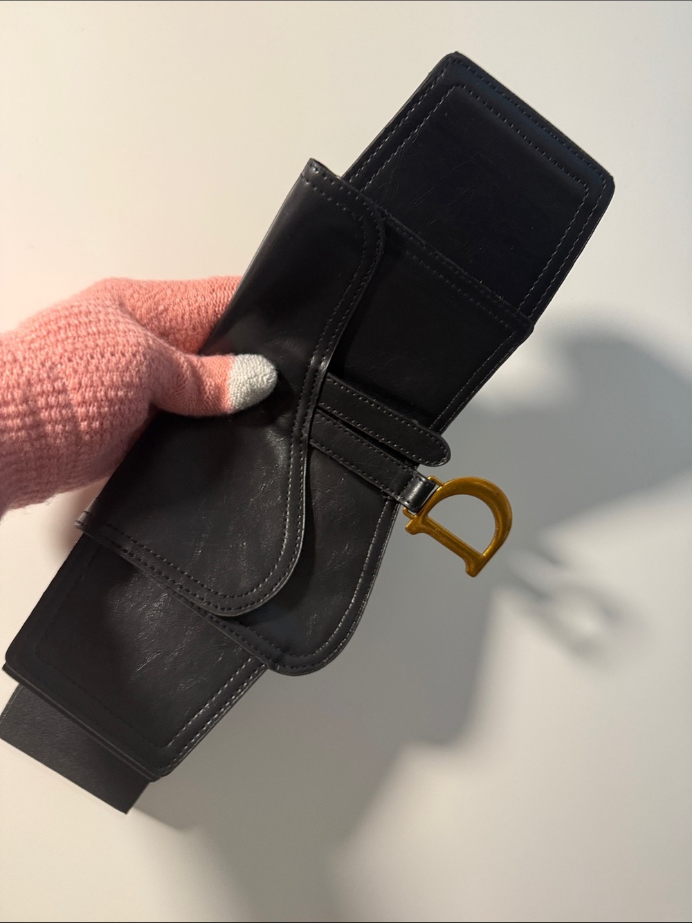 Waist belt logo D stretchy gold and black - Picture 16 of 16